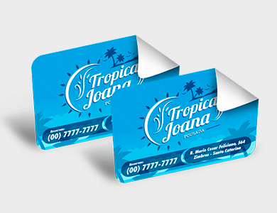 Adesivo em Vinil 5x5 - 4x0 - 250 unid